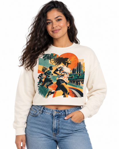 Cropped moletom - Primeira luz