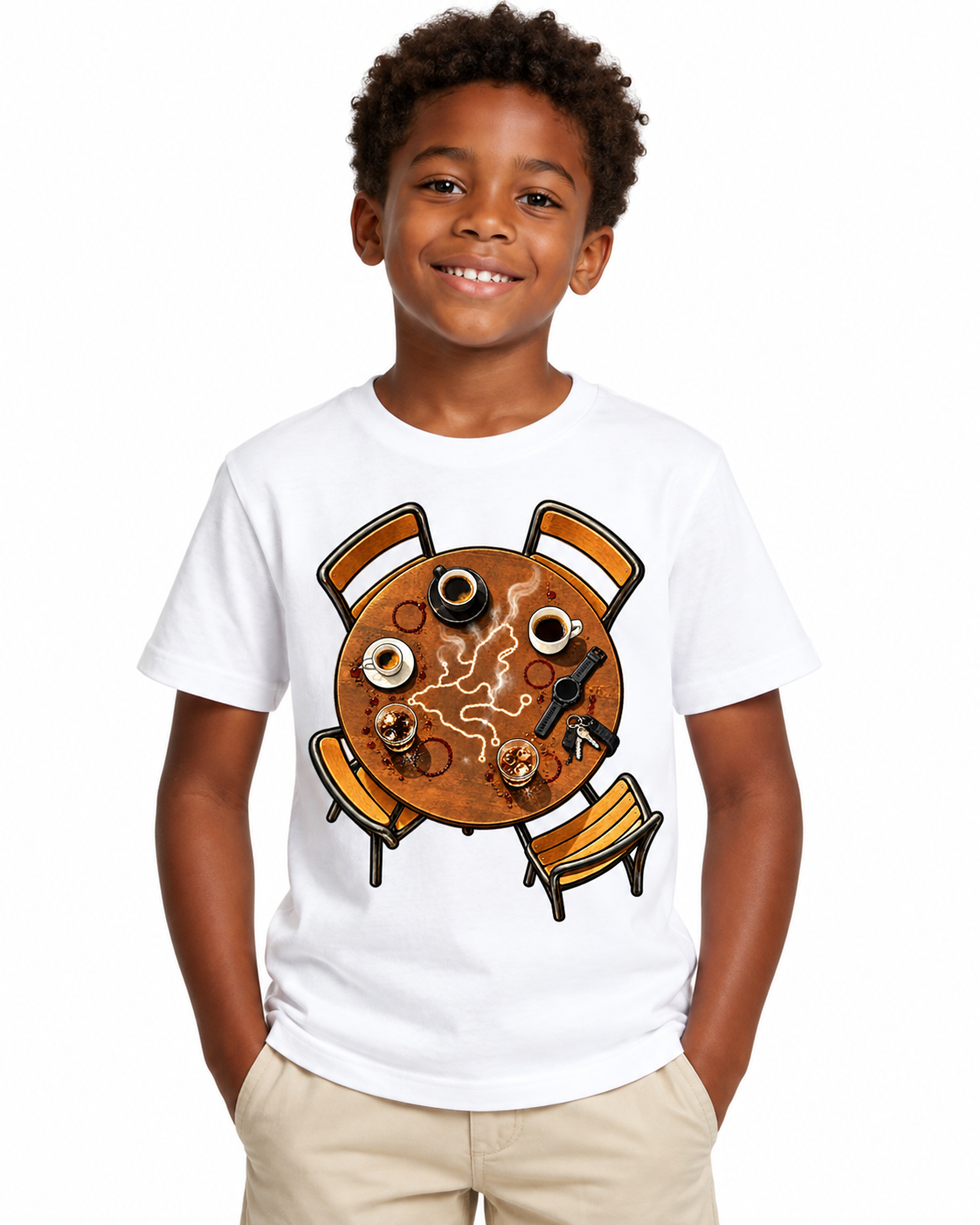 Camiseta Infantil - Café Depois do Corre