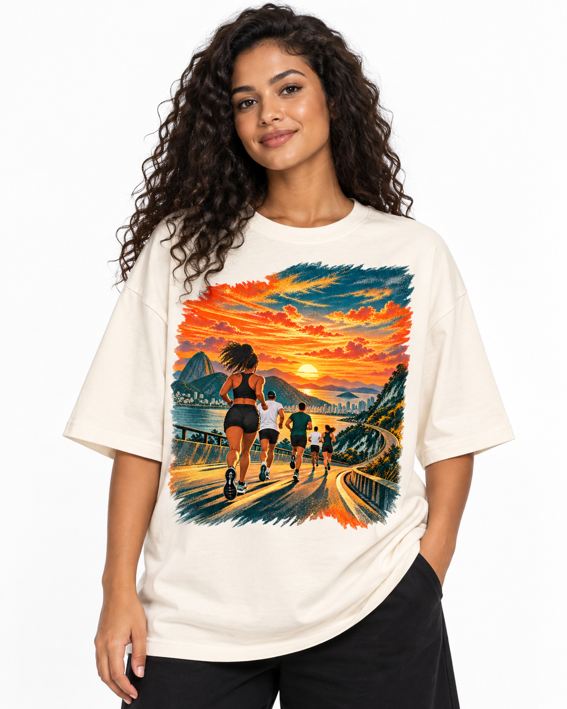 Camiseta Oversized - Última Luz