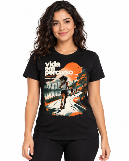 Camiseta algodão peruano - Vida em Percurso