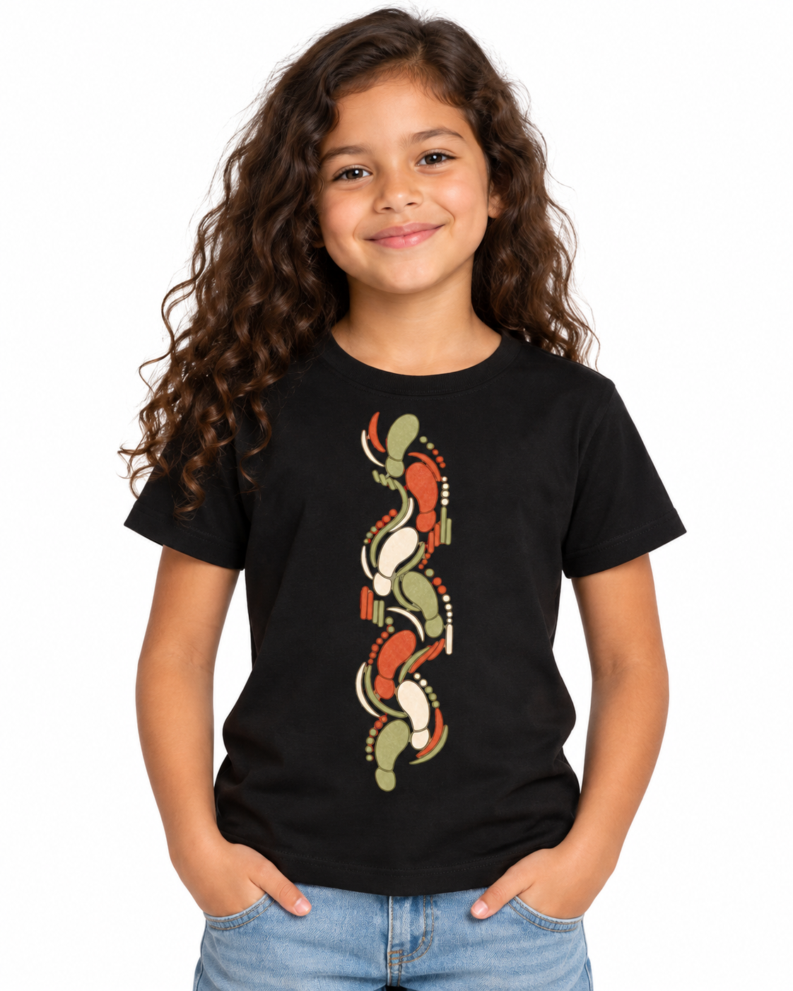 Camiseta infantil - Sistema de passadas