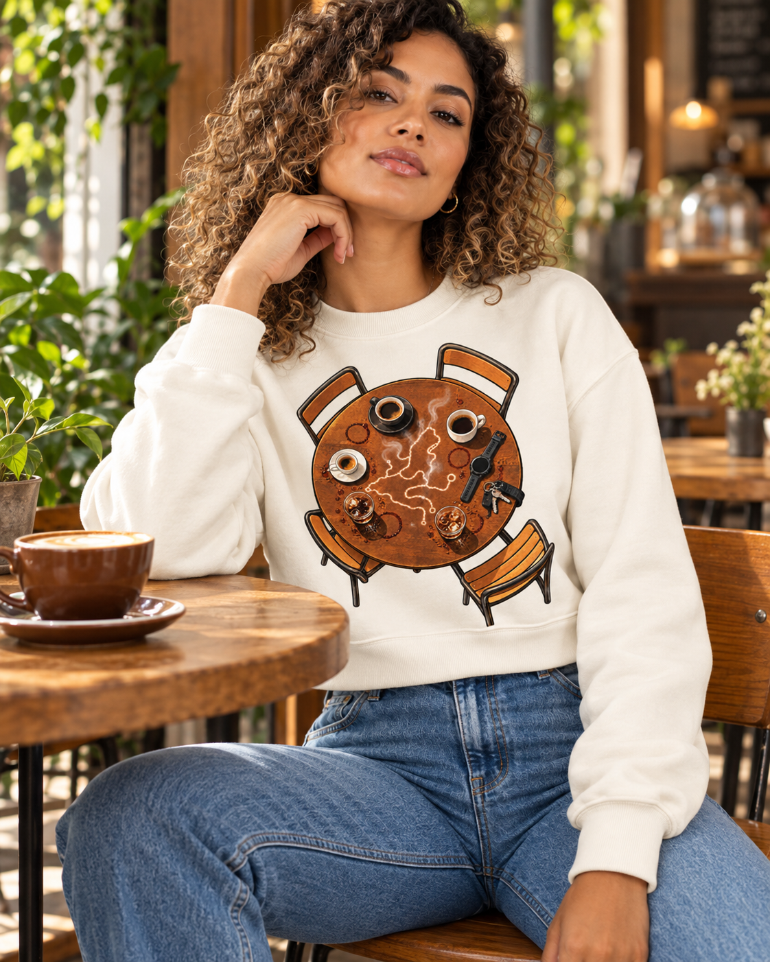 Cropped Moletom - Café Depois do Corre