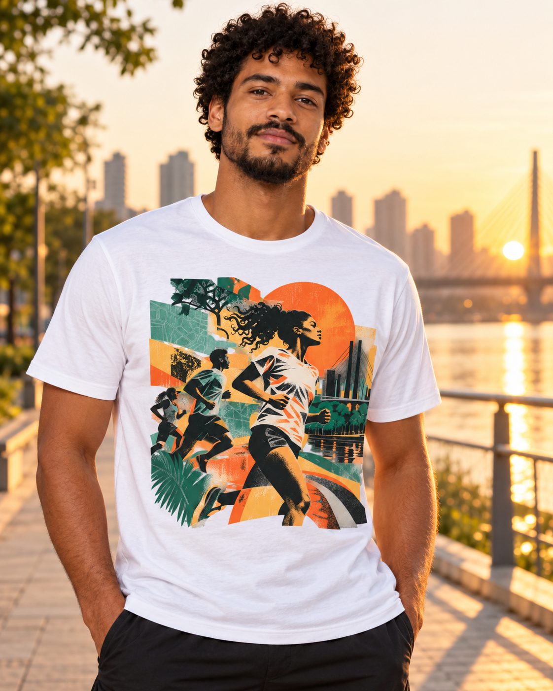 Camiseta Algodão peruano - Primeira luz
