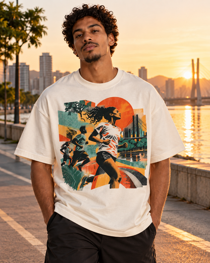 Camiseta Oversized - Primeira luz