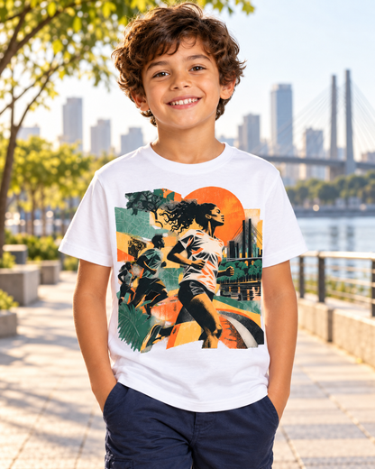 Camiseta infantil - Primeira luz