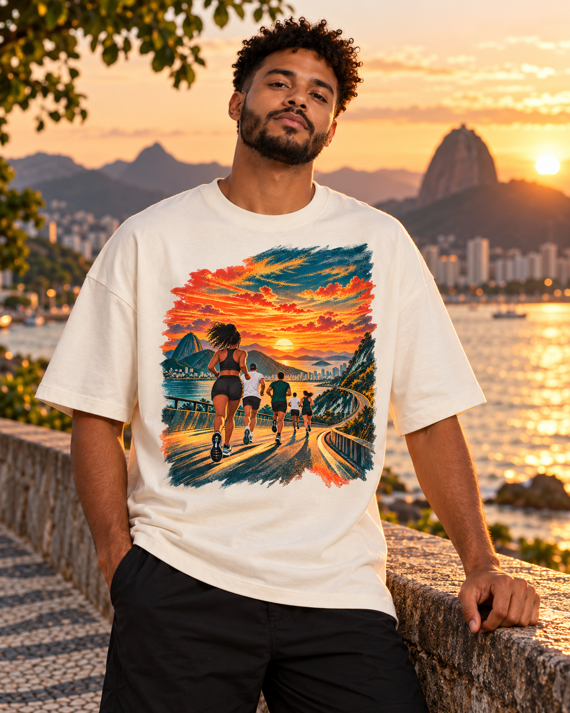 Camiseta Oversized - Última Luz