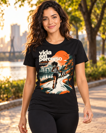 Camiseta algodão peruano - Vida em Percurso