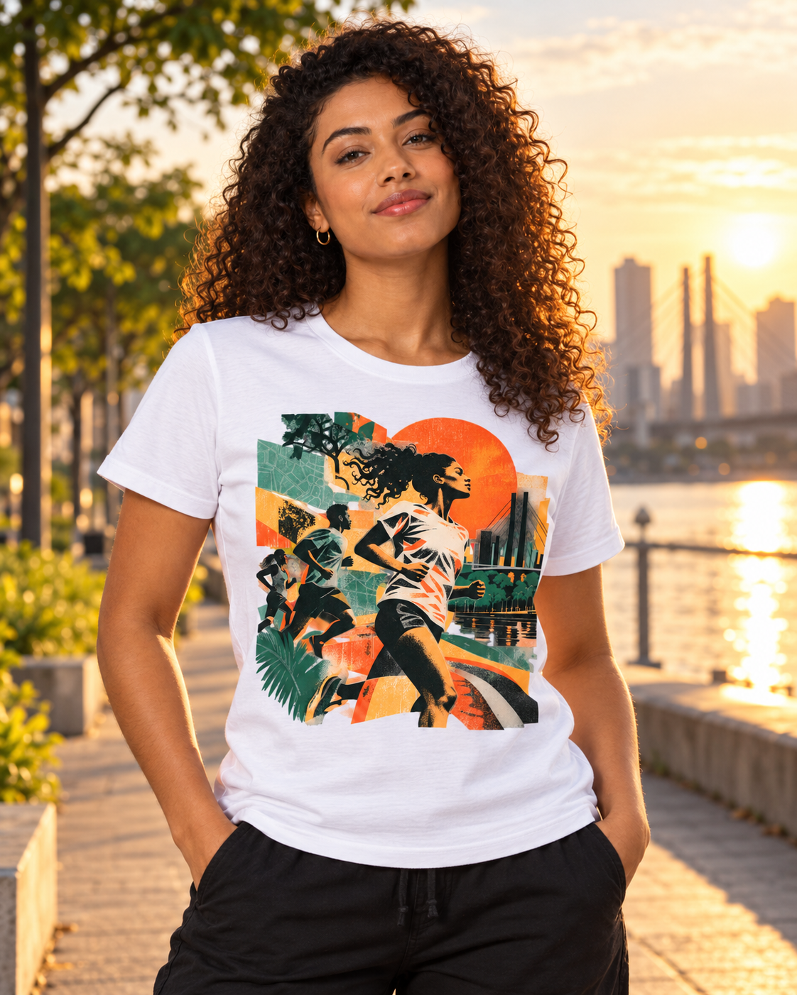 Camiseta Algodão peruano - Primeira luz