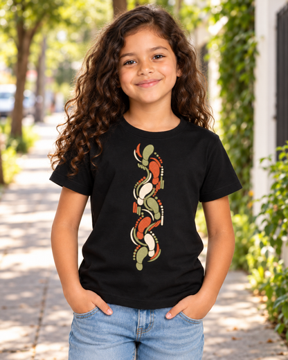 Camiseta infantil - Sistema de passadas