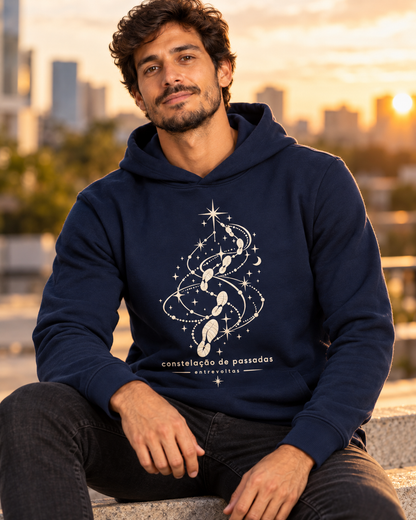 Hoodie moletom - Constelação de passadas